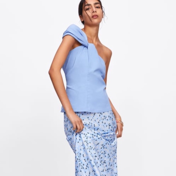 Zara | One Shoulder Top - Picture 3 of 7